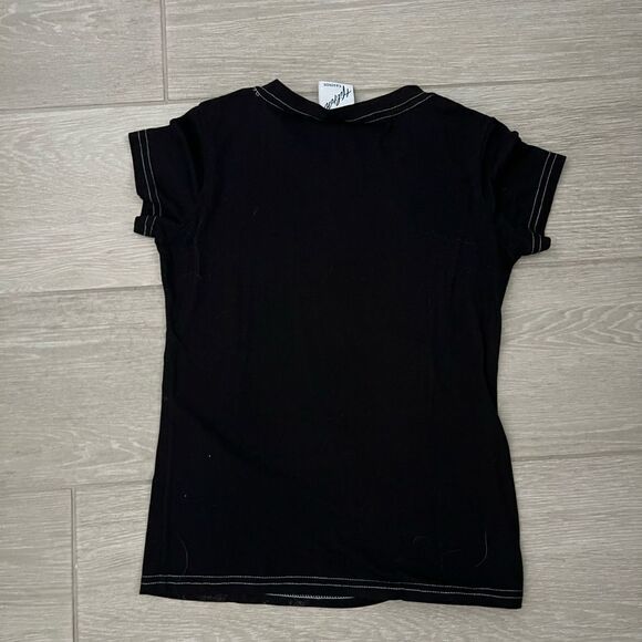 Y2k Hilton Casinos Las Vegas Shirt Rhinestones size Medium - Picture 6 of 6